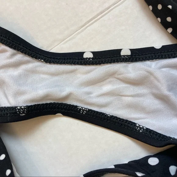 2Bamboo New Black Polka Dot 2pc Bikini A172
